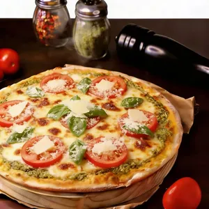 Pizza al pesto
