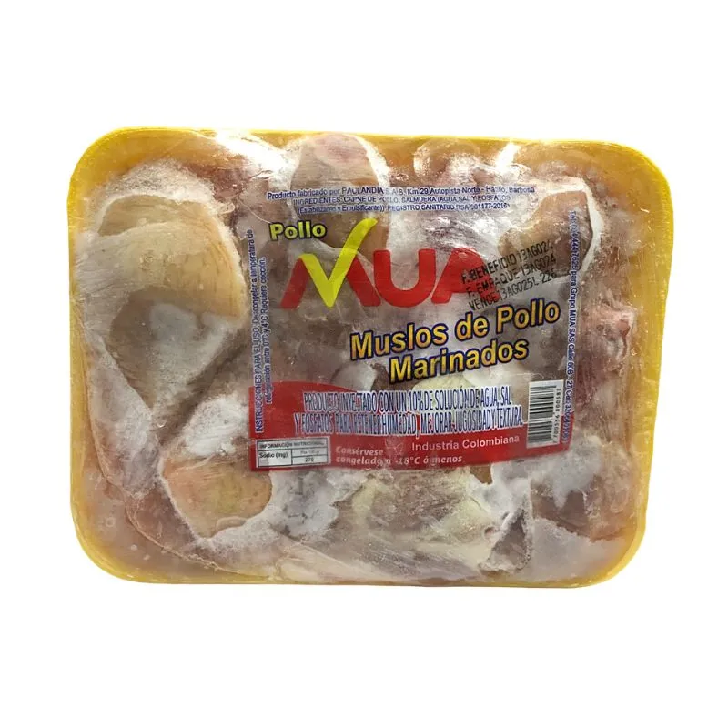 Muslos pollo mua marinada bandeja x kl