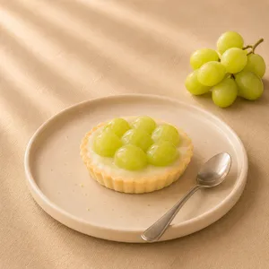 Tarta individual de uvas con chocolate blanco 120 gr