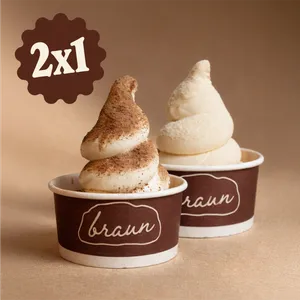 2 x 1 Helado Mediano Vainilla