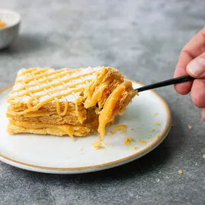 Milhojas con manjar de olla