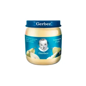 Compota Gerber Pera Vidrio X 113 Gr