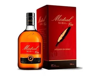 Pisco Mistral Nobel añejado en roble 40° 750 CC