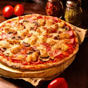 Pizza de pollo