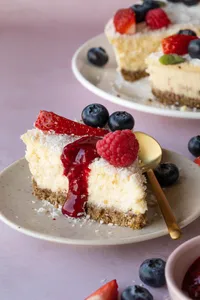 Cheesecake sin azúcar (trozo)
