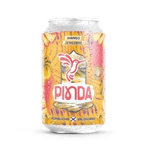 Lata Kombucha Pinda Mango-Jengibre