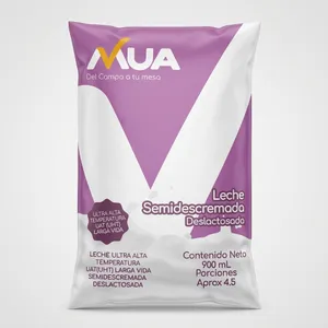 LECHE MUA SEMIDESCREMADA DESLACTOSADA 900ML UHT