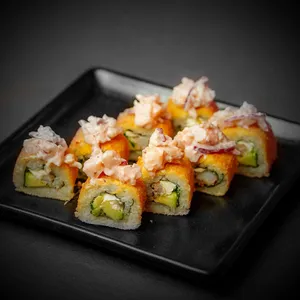 Crispy Ceviche Roll.