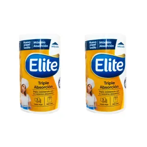 Pack 2 Papel Toalla Elite Triple Acción