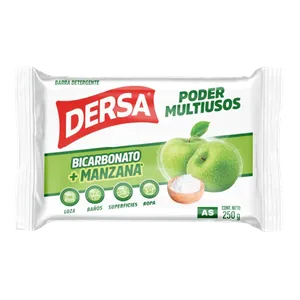 BARRA DETERGENTE DERSA 250G LIMON