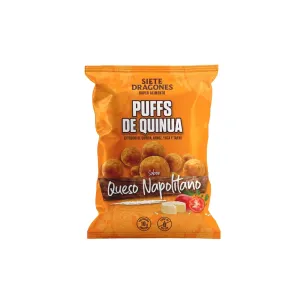 Snack Puff Quinua Siete Dragones Queso Napolitano X 40 Gr