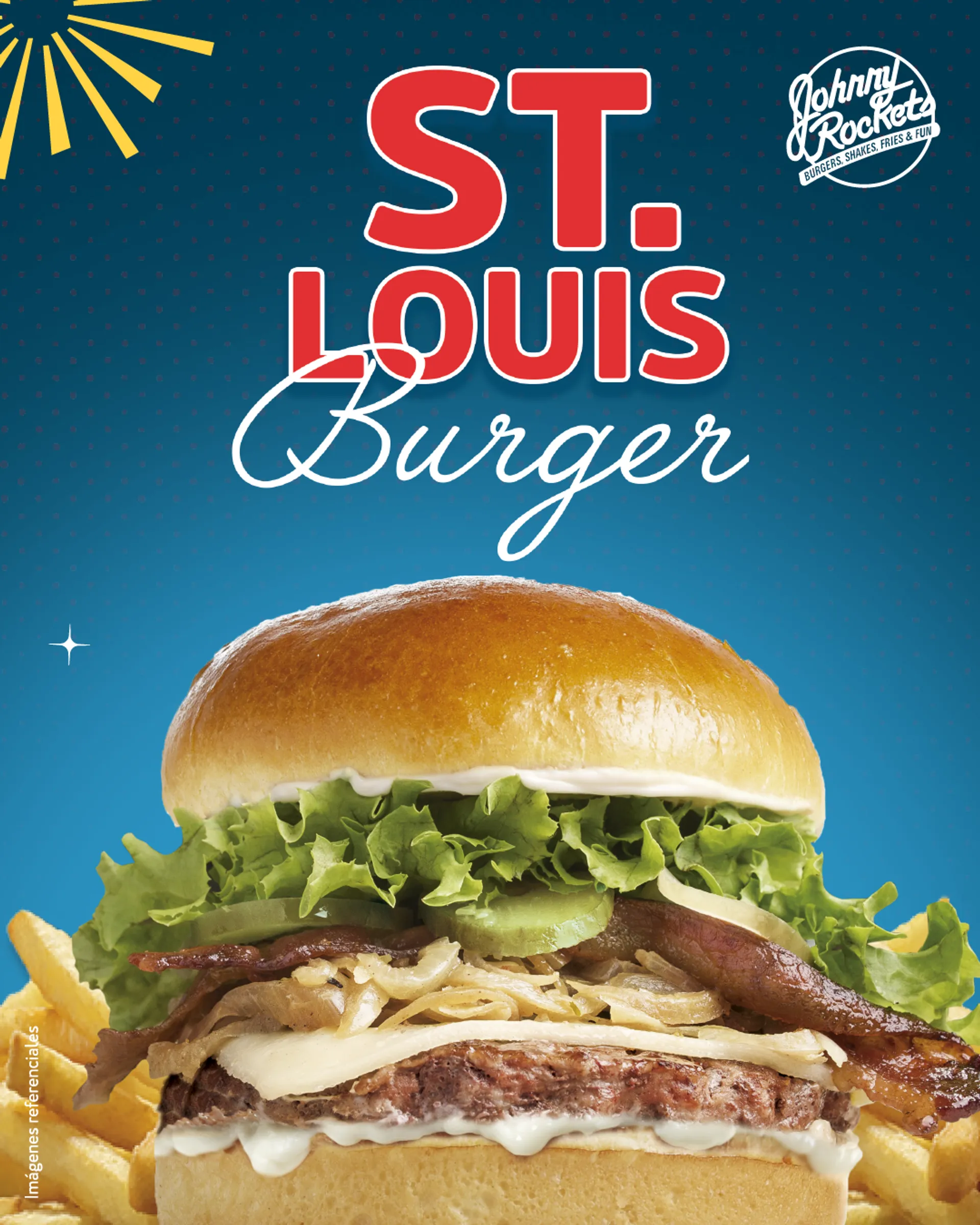 St. Louis - Johnny Rockets | ¡Burgers, shakes, fries & fun!