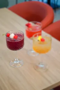 Soda de  Jamaica y Lychee