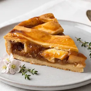 Porcion Kuchen De Manzana