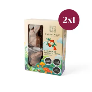 P905 -2x1 Conejos de chocolate 8 unidades. 200 gr.