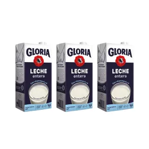 Pack 3 Leche Uht Gloria Entera X 946ml