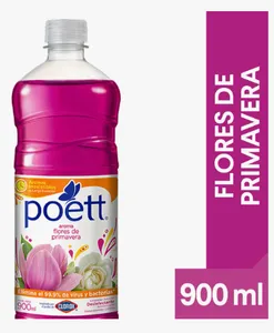 Limpiador Desinfectante De Pisos Poett Flores De Primavera (900 ml)