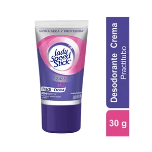 DESODORANTE PRACTI CREMA LADY SPEED STICK 24/7 TALC X 30 GRS