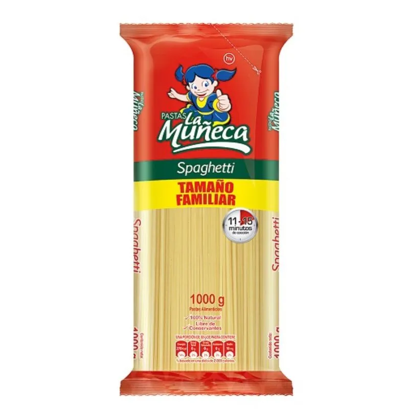 Spaguetti la muñeca x 1000 grs tamaño familiar