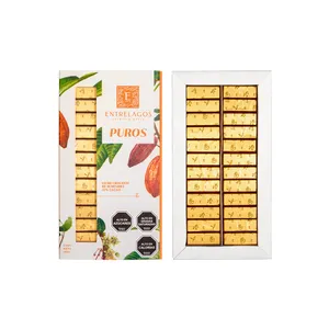576 - PUROS Chocolates leche crocante almendra 185 gr.