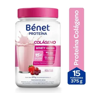 Proteína benet frutos rojos x 375grs