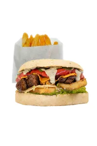 Burger Eclipse Solar + Papas