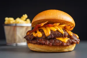 Bacon burger doble + Fries