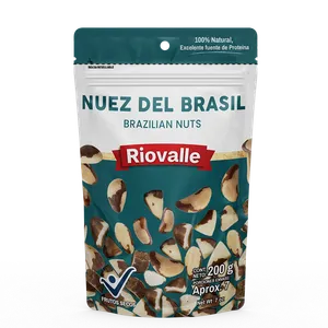 Nuez del brasil riovalle x 200 grs Nuez del brasil riovalle x 200 grs