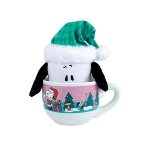 TAZA Y PELUCHE - SNOOPY