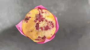 Muffin de frambuesa "diet"