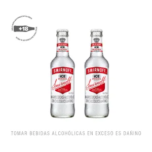 Pack (2 Rtd Smirnoff Ice Red Bot 355 ml)