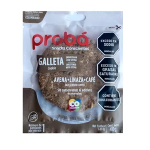 Galleta proba avena panela y cafe x 45 grs