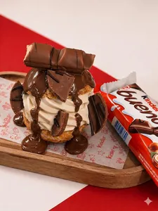 Profiterole de Kinder Bueno