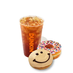 Iced Tea M + 2 Donuts