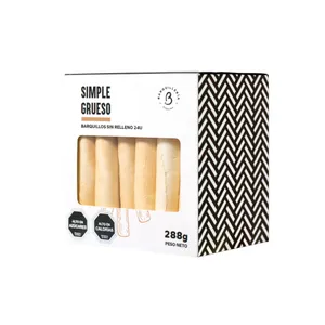 Barquillos Simples Gruesos Caja 24u