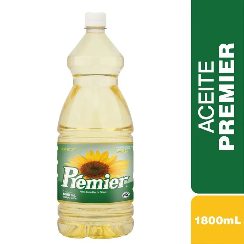 Aceite premier girasol x 1800 ml Aceite premier girasol x 1800 ml