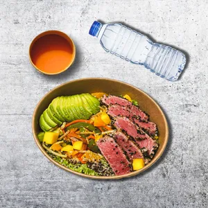 Ensalada a Elección + Agua Mineral + Crema