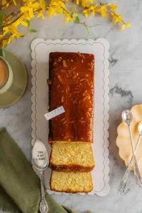 Porción de Queque de Mandarina