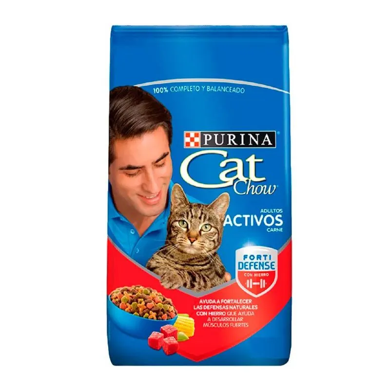 Concentrado Cat Chow Adultos Carne x 8 kg