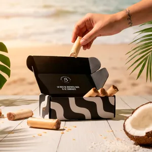 Barquillos Medios de Coco Caja de 12u