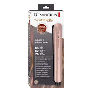 PLANCHA CABELLO KERATINA Y ACEITE ARGAN REMINGTON CAFE