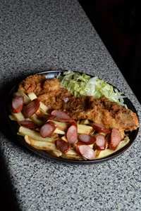 Salchi broaster pecho