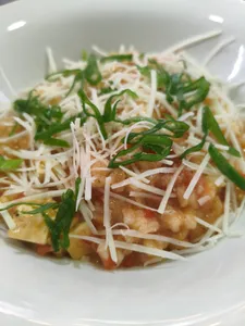 Risotto con tofu y verduras