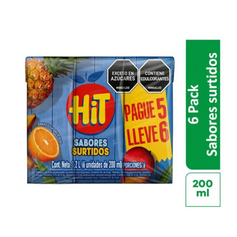 OFERTA REFRESCO HIT SURTIDO 200ML PAGUE 5 LLEVE 6 OFERTA REFRESCO HIT SURTIDO 200ML PAGUE 5 LLEVE 6