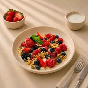 Bowl de frutos del bosque