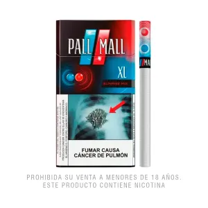 Cigarro Pall Mall Xl Sunrise Doble Capsula X 20 Und