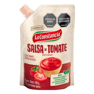 SALSA DE TOMATE LA CONSTANCIA X 190 GRS DOY PACK