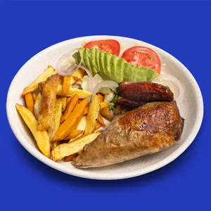 1/4 Pollo + Mix Fritos + Ensalada Fresca