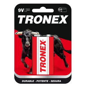 Pila tronex 9v x 2 uns roja