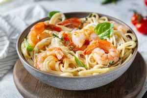 Dúo Bowl - Pasta Alfredo Con Camarones -  (Cantidad x 2 Bowls)